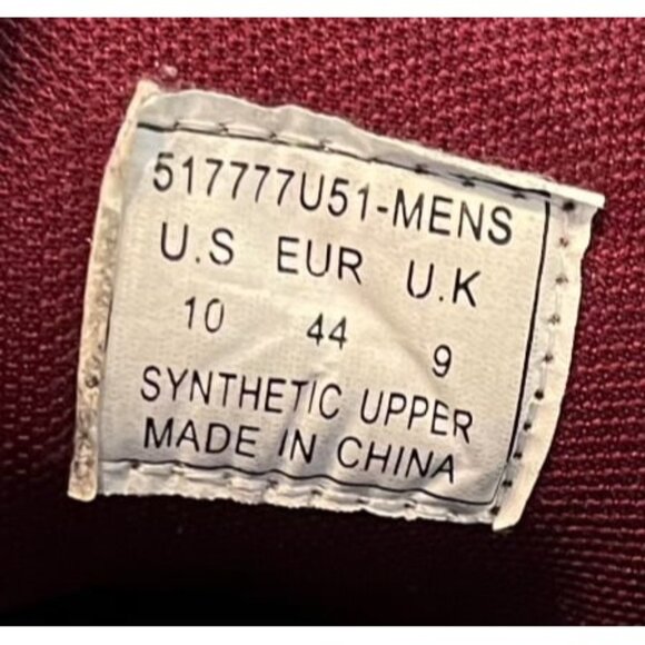 LEVI’S MEN'S SHOES 517777-U51 MILES PERFORMANCE NAVY BLUE/BURGUNDY SIZE 10 - Picture 8 of 8